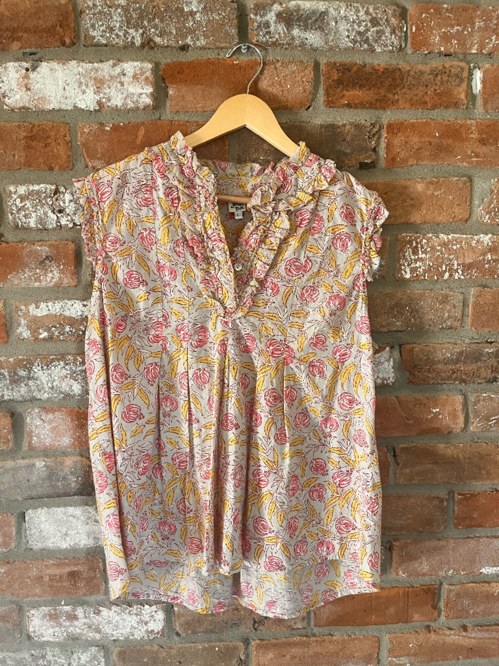 Ivy Jane XL Women’s Floral Bohemian Short Sleeve Top